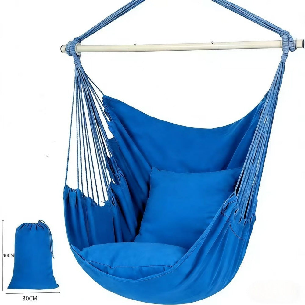 Nordic Canvas Hanging Chair with Pillows