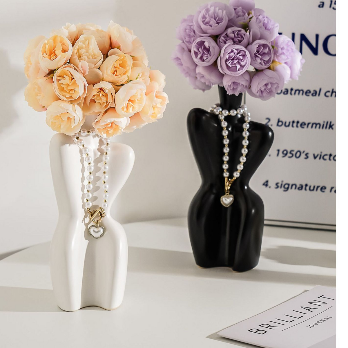 Nordic Ceramic Shoulder Vase