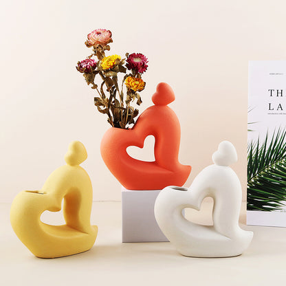Nordic Ceramic Thinker Vase