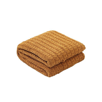 Nordic Chenille Knitted Blanket