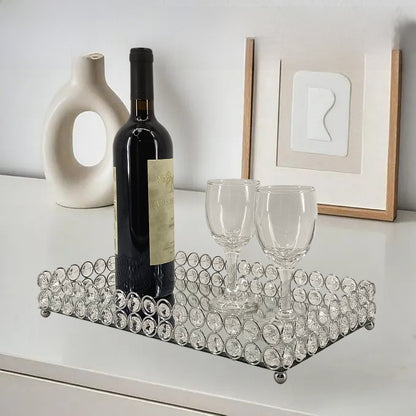 Nordic Compartment Glass Fruit Snack Tray with Lid