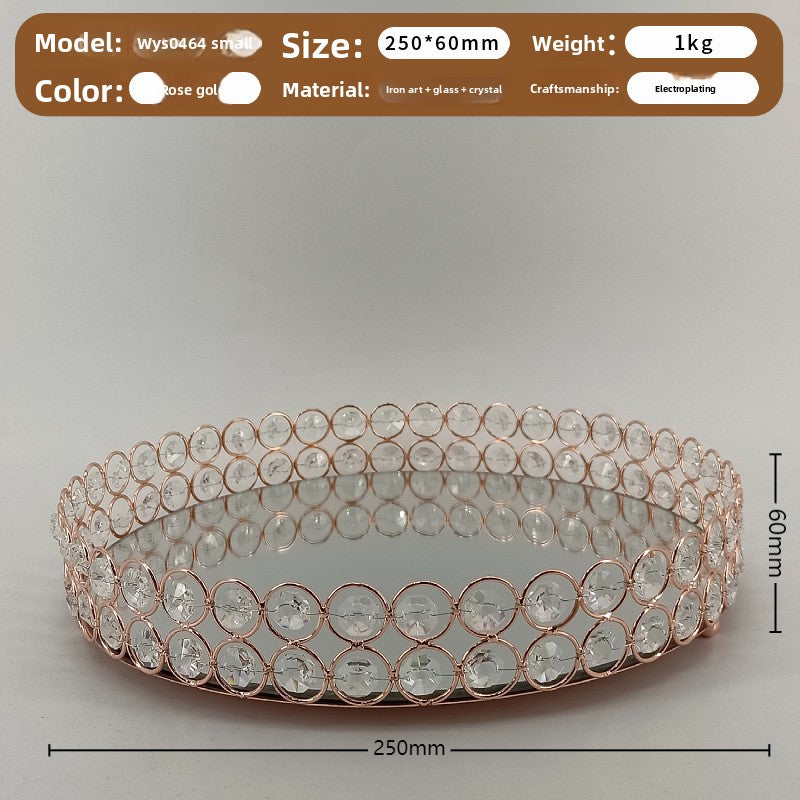 Nordic Compartment Glass Fruit Snack Tray with Lid