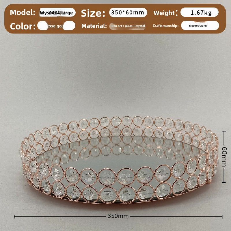 Nordic Compartment Glass Fruit Snack Tray with Lid
