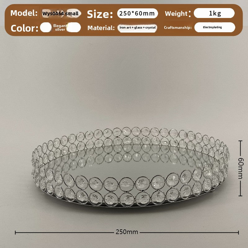 Nordic Compartment Glass Fruit Snack Tray with Lid