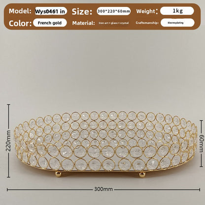 Nordic Compartment Glass Fruit Snack Tray with Lid