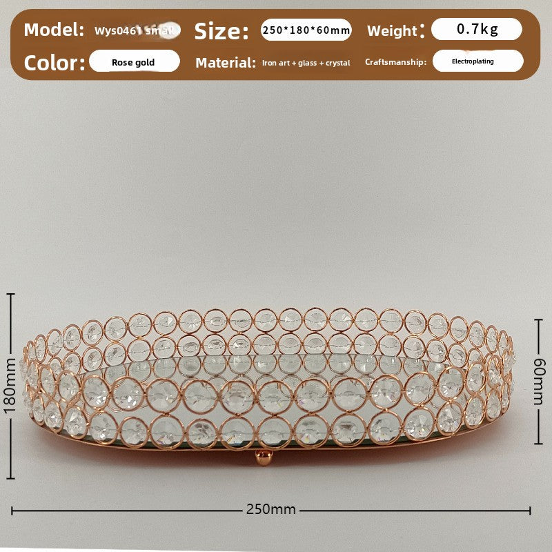Nordic Compartment Glass Fruit Snack Tray with Lid