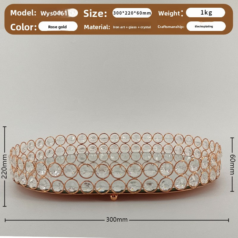 Nordic Compartment Glass Fruit Snack Tray with Lid