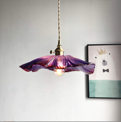 Nordic Copper Crystal Glass Pendant Light