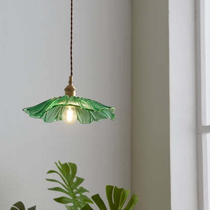 Nordic Copper Crystal Glass Pendant Light