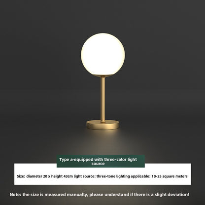 Nordic Copper Table Lamp