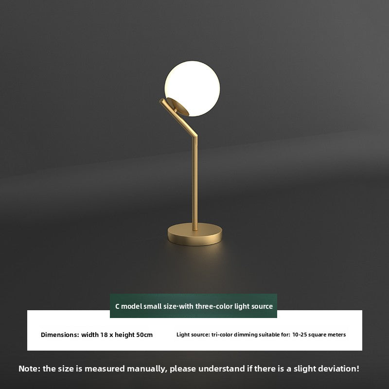 Nordic Copper Table Lamp