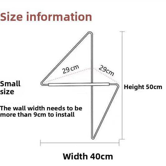 Nordic Corner Wall Mounted Coat Rack