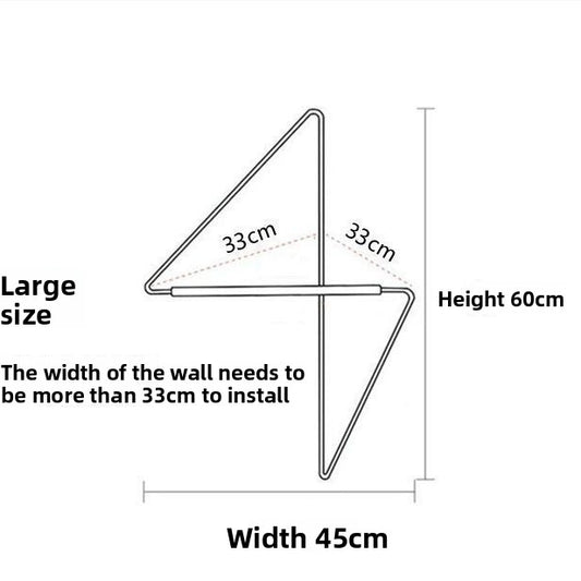 Nordic Corner Wall Mounted Coat Rack