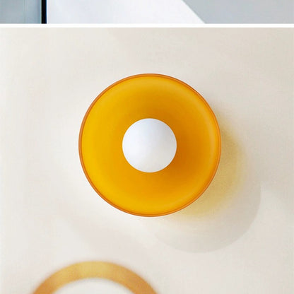 Nordic Cream Style Bedroom Wall Lamp Bedside Creative Study Retro Living Room Cloakroom Entrance Corridor Away Lamps