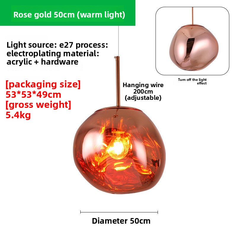 Nordic Creative Lava Chandelier LED Hanging Light