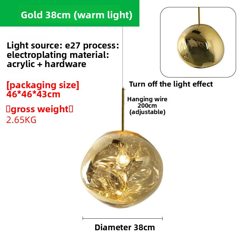 Nordic Creative Lava Chandelier LED Hanging Light