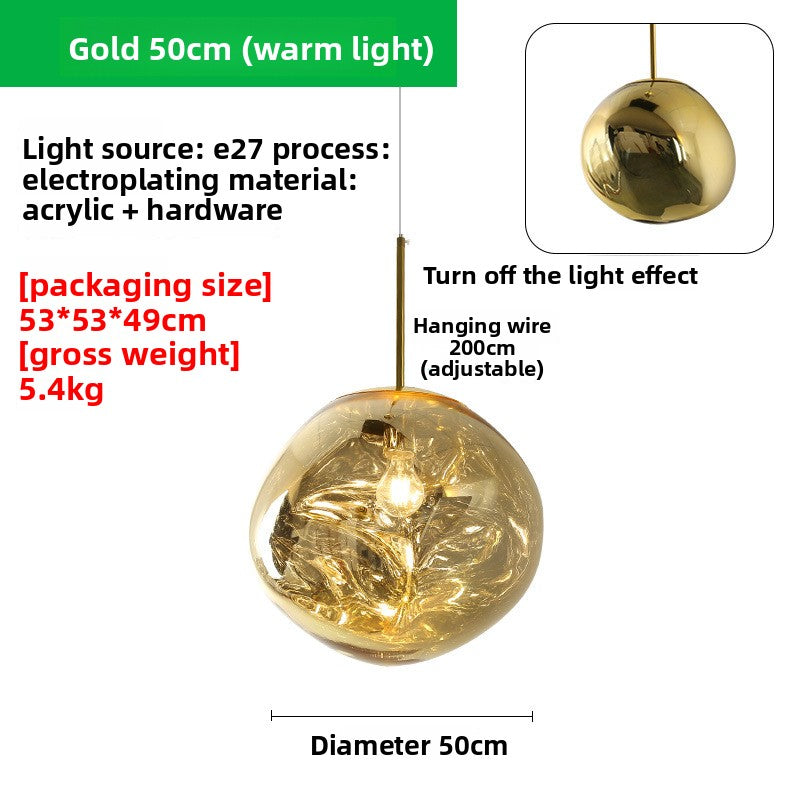 Nordic Creative Lava Chandelier LED Hanging Light