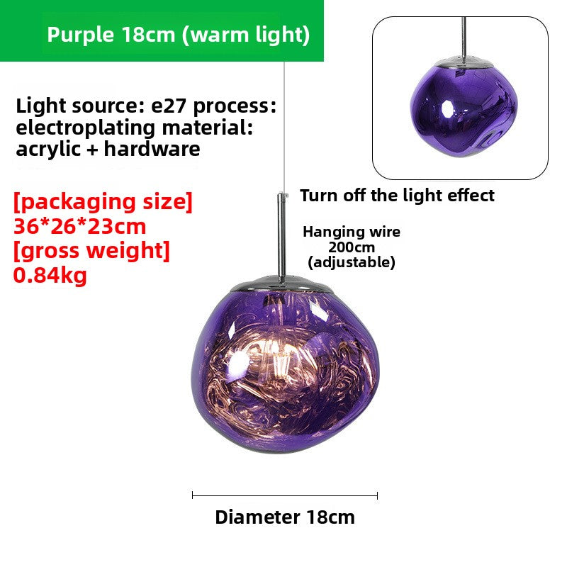 Nordic Creative Lava Chandelier LED Hanging Light