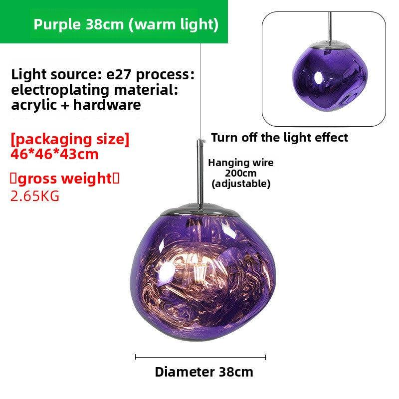 Nordic Creative Lava Chandelier LED Hanging Light
