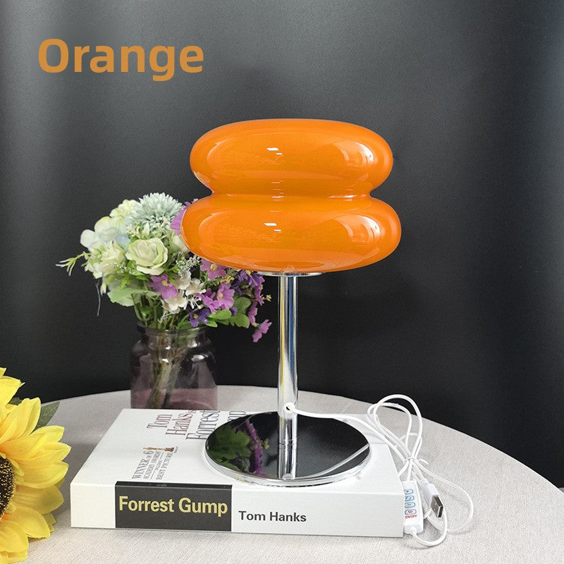 Nordic Creative USB Bedside Table Lamp with Dimmable Light