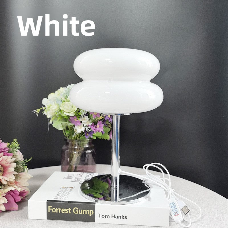 Nordic Creative USB Bedside Table Lamp with Dimmable Light