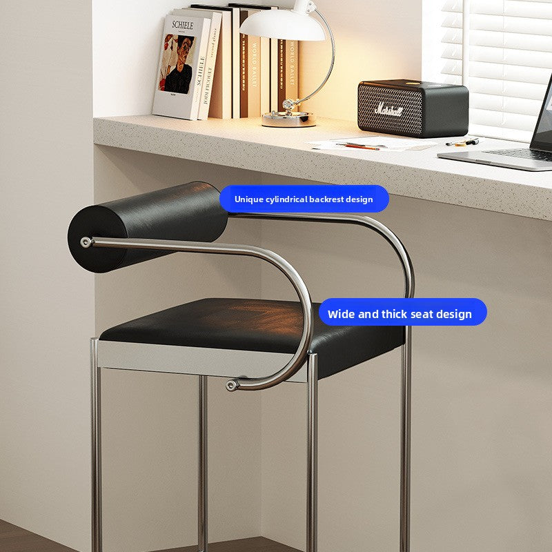 Nordic Designer Bar Chair with Backrest