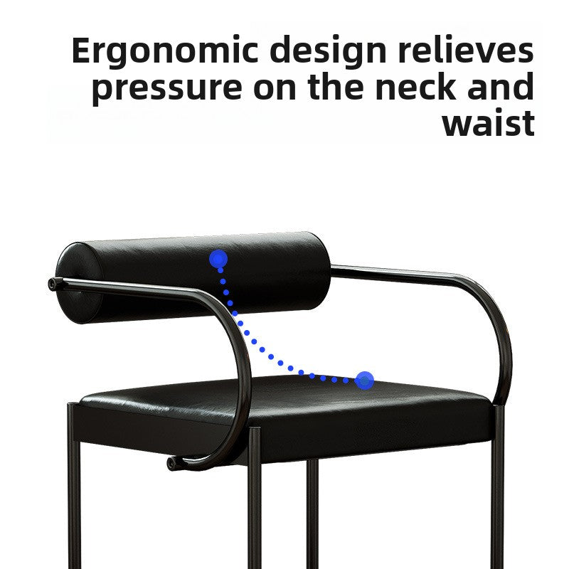 Nordic Designer Bar Chair with Backrest