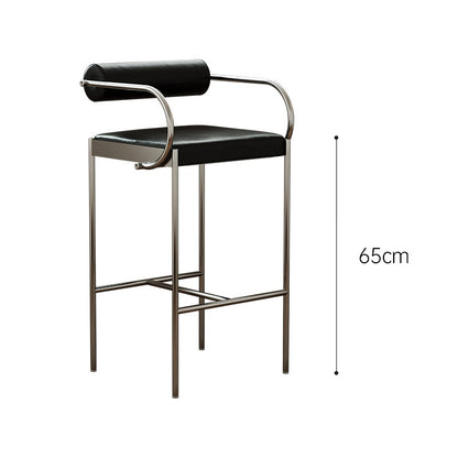Nordic Designer Bar Chair with Backrest