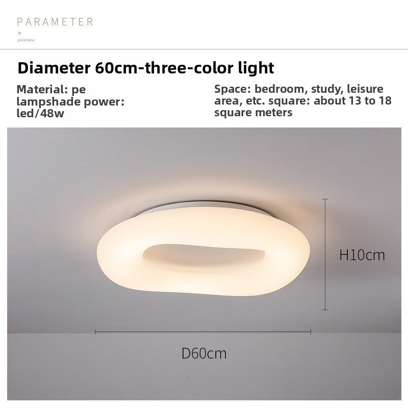 Nordic Donut Shaped LED Pendant Light with Remote Control