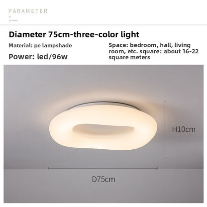 Nordic Donut Shaped LED Pendant Light with Remote Control