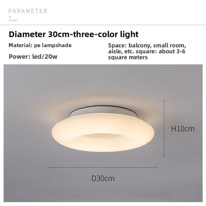 Nordic Donut Shaped LED Pendant Light with Remote Control