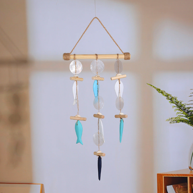 Nordic Driftwood Wind Chime Wall Hanging