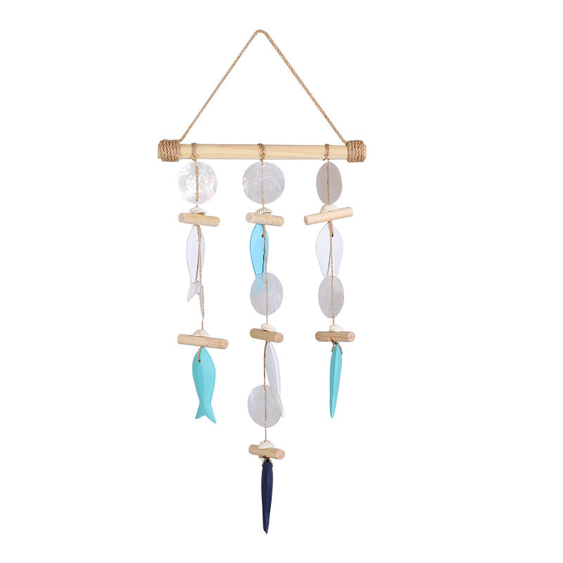 Nordic Driftwood Wind Chime Wall Hanging
