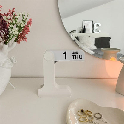 Nordic Flip Desktop Calendar Modern Office Home Decor