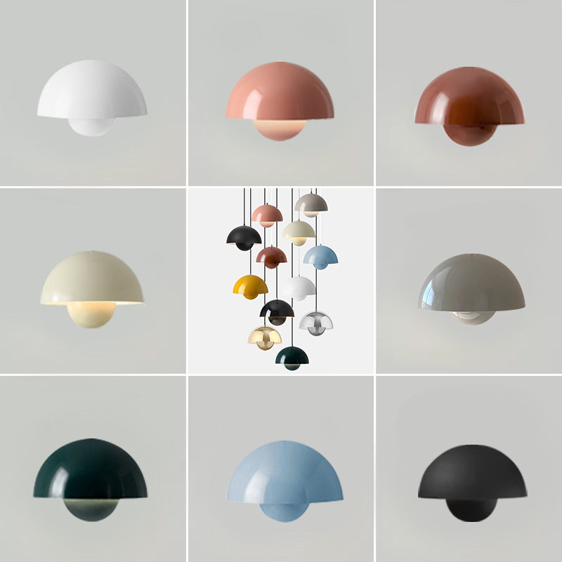 Nordic flower bud ceiling lamp modern minimalist entrance corridor aisle lamp cream style cloakroom balcony lamp