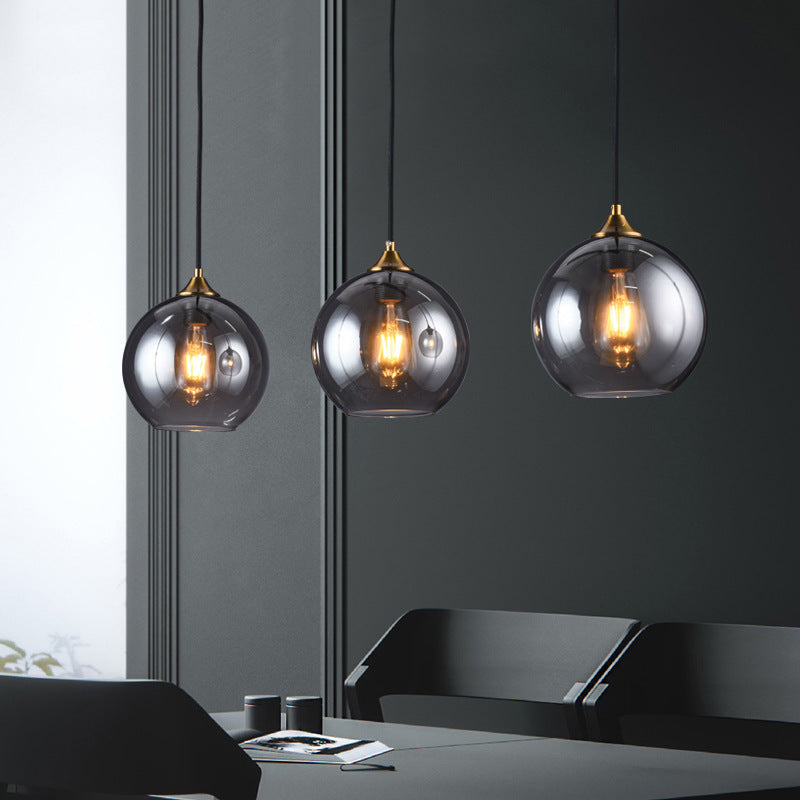 Nordic Glass Ball Chandelier for Bedroom and Dining Room