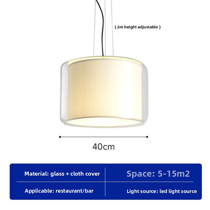 Nordic Glass Pendant Chandelier with LED