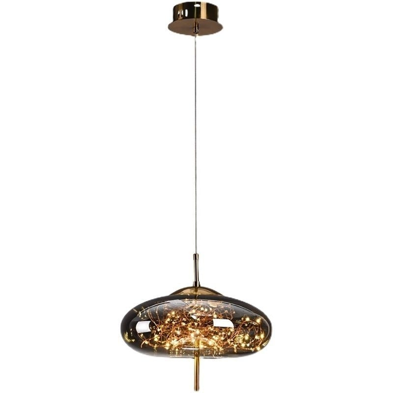 Nordic Glass Pendant Lamp for Bedroom Dining Room