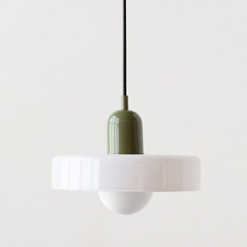 Nordic Glass Pendant Light Adjustable Hanging Lamp