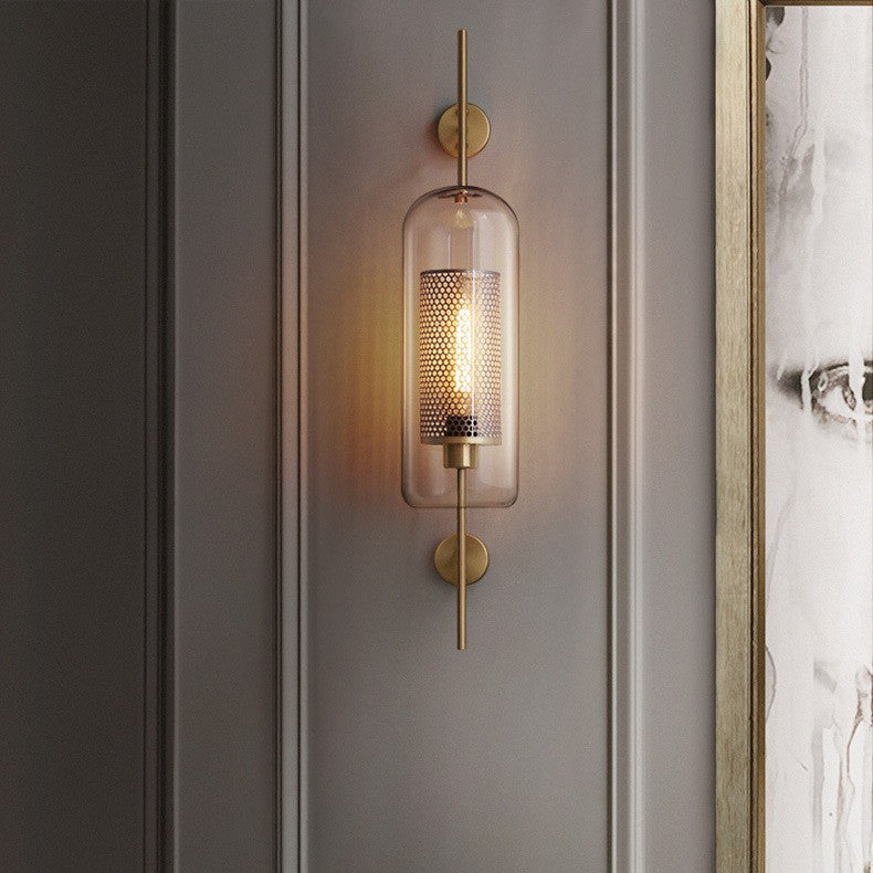 Nordic Glass Wall Lamp for Bedroom Living Room