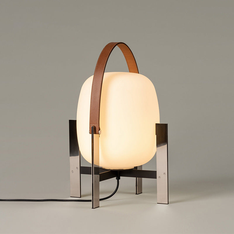 Nordic Leather Portable Table Lamp