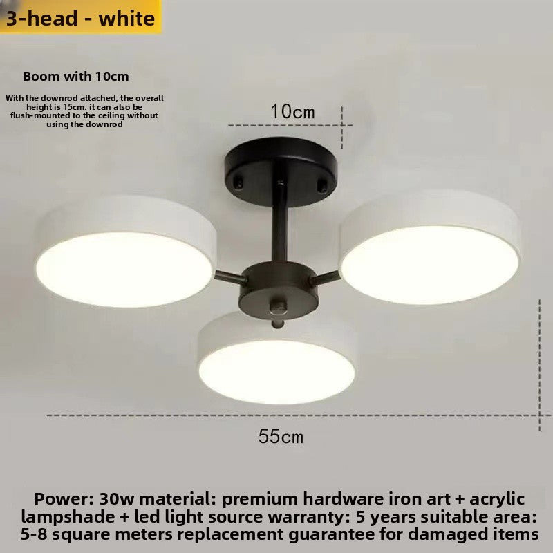 Nordic LED Ceiling Light with Adjustable Color Temperature