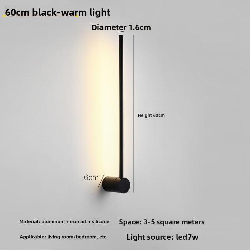 Nordic Linear LED Wall Light Modern Ambient Lighting