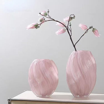 Nordic Luminous Glass Vase