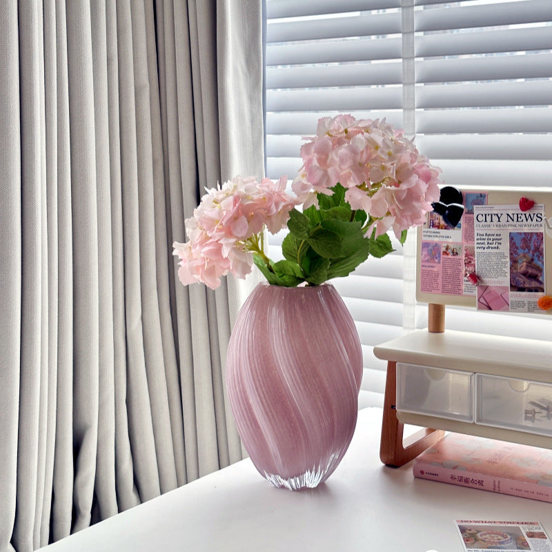 Nordic Luminous Glass Vase
