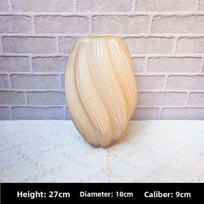 Nordic Luminous Glass Vase