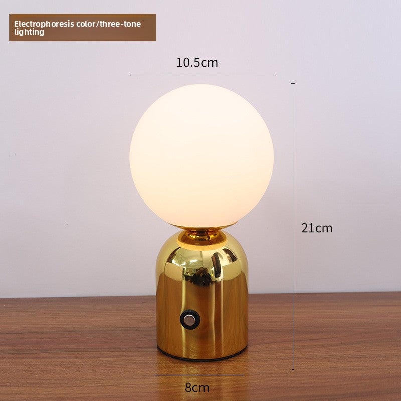 Nordic Macaron Table Lamp Clear Bar Bar Table Lamp Cafe KTV Atmosphere Lamp Bedside Lamp Wedding Lamp