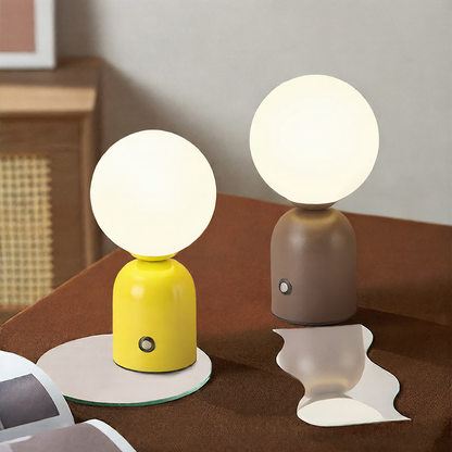 Nordic Macaron Table Lamp Clear Bar Bar Table Lamp Cafe KTV Atmosphere Lamp Bedside Lamp Wedding Lamp