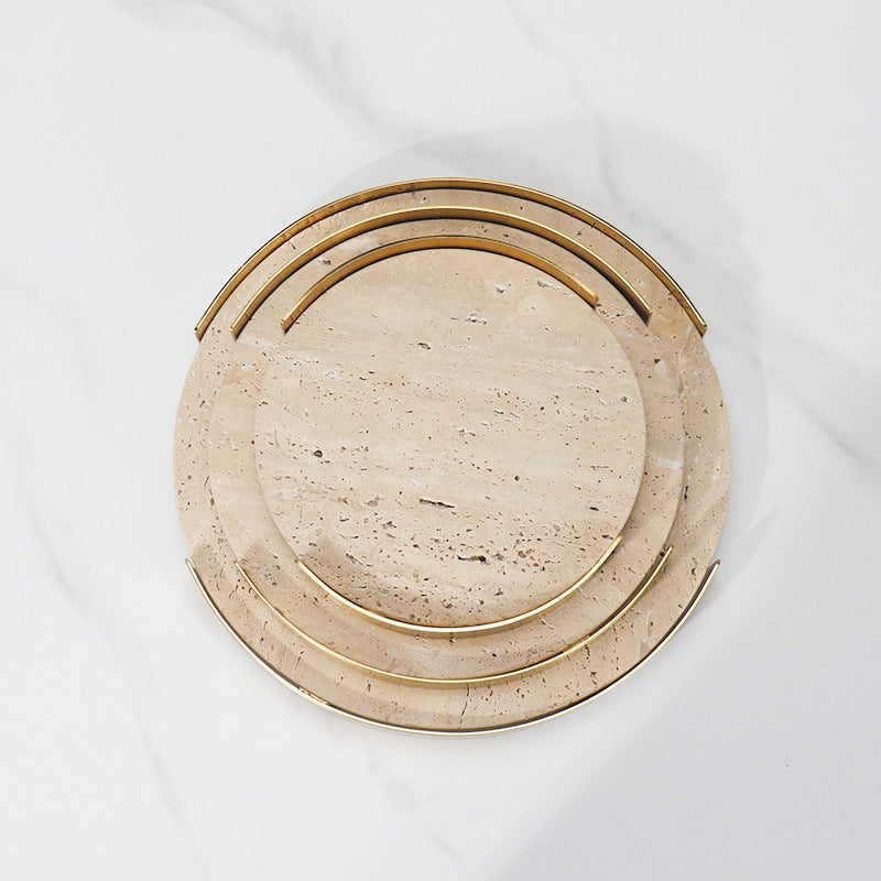 Nordic Marble Metal Storage Tray
