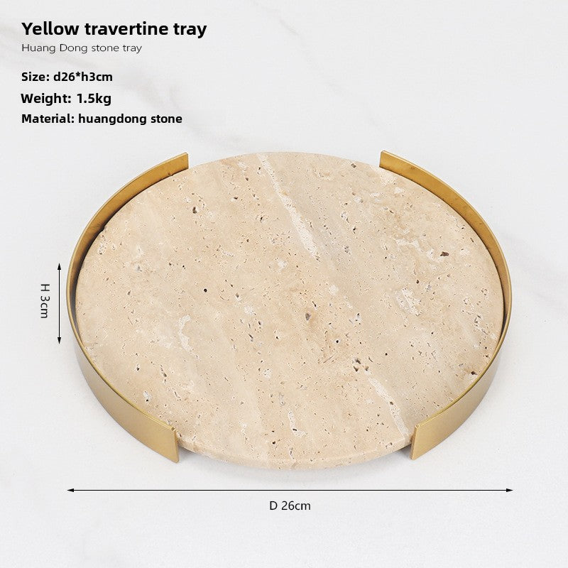 Nordic Marble Metal Storage Tray